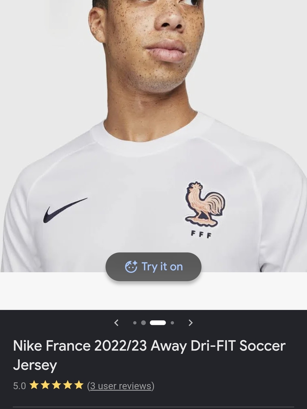 Nike FRANCE 2022/23 AWAY JSY